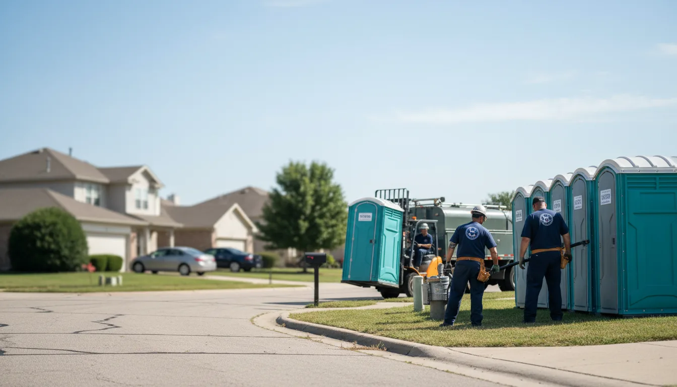 Porta Potty Rental in Mobeetie, TX near me